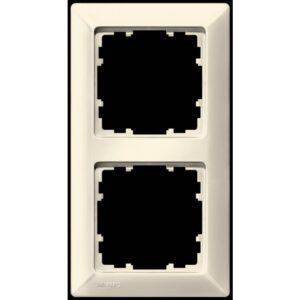 SIEMENS 5TG2582-0 DELTAline Rahmen 2f elektroweiß glänzend Kunststoff – Bild 1