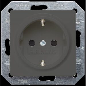 SIEMENS 5UB1924 Steckdose 1f anth glz DELTA i-system UP m.BS – Bild 1