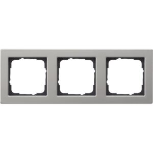 GIRA 021333 E2 Edelstahl Rahmen 3fach – Bild 1