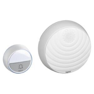 LEGRAND Funk-Gong 094252, 4,5-3V/DC, 80dB, Kunststoff, Ultraweiß