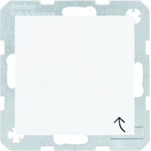 BERKER 47528989 Steckdose SCHUKO mit Klappdeckel S.1 IP44 polarweiß glänzend – Bild 1