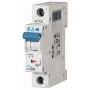 EATON PLSM-B20-MW Leitungsschutzschalter B 20A 1p 230V 1TE 50Hz – Bild 1