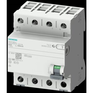 SIEMENS FI-Schutzschalter 5SV3346-4 B 4p, 440V, 63A, 0,03A