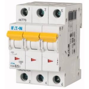 EATON PLSM-B25/3-MW Leitungsschutzschalter B 25A 3p 230V 3TE 50Hz – Bild 1