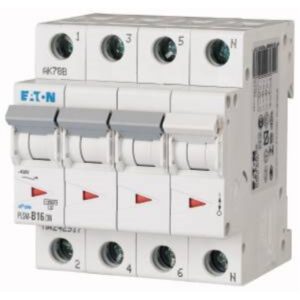 EATON PLSM-C16/3N-MW Leitungsschutzschalter C 16A 3+N 230V 4TE 50Hz – Bild 1