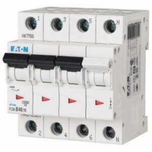 EATON PLSM-C40/3N-MW Leitungsschutzschalter AC C 40A 3+N 230V 4TE 50Hz – Bild 1