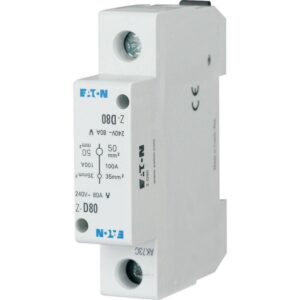 EATON Z-D80 Anspeiseklemme 80A für Verschienung, Liftklemme (35 qmm) und Maulklemme oben, Liftklemme (50 qmm) unten, 180° Drehung, verschienbar – Bild 1