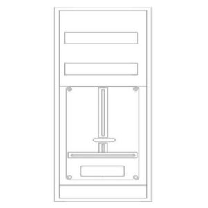 EATON W-VT-1Z/2NZR Komplettfeld 1Z, 830x300mm, TSG – Bild 1
