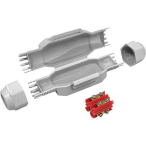 GROTHE DINO Gelmuffe 4p, 4x4mm², IP68/IP69K, Halogenfrei