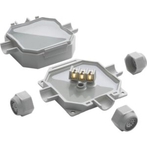 GROTHE READY BOX 90 Abzweigdose IP68 6qmm, grau – Bild 1