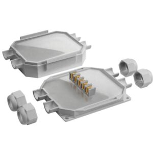 GROTHE READY BOX 120 Abzweigdose IP68 6qmm, grau – Bild 1