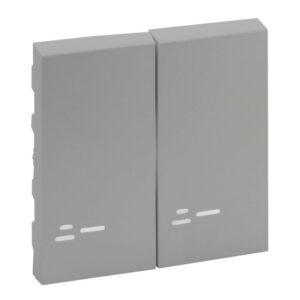 LEGRAND 864308 Wippe 2t Schalter Aluminium – Bild 1