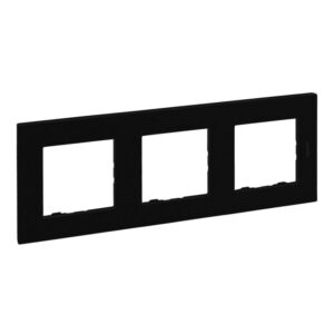 LEGRAND 864573 Rahmen 3-fach Schwarz Matt – Bild 1