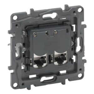 LEGRAND 864049 Anschlussdose Cat6 UP ant RAL7037 anthrazit – Bild 1