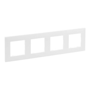 LEGRAND 864174 Niloe Step Abdeckrahmen 4-fach Ultraweiß – Bild 1