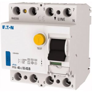 EATON PFIM-40/4/03-XS/B FI-Schutzschalter 4p 400V 40A 0,03A selektiv 4TE – Bild 1