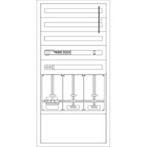 EATON Komplettschrank AP 3Z BP-O-NN-800/15-3Z/5NZR-N-B/X-YBBS+ – Bild 1