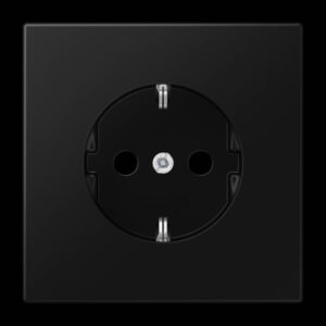 JUNG LS 1520 SWM Steckdose 1f schwarz matt IP20 – Bild 1