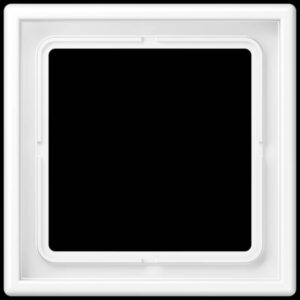 JUNG LS 981 WWM Einbaurahmen 1f weiß matt Duroplast 81x81mm – Bild 1