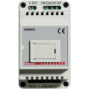 LEGRAND Bticino 306905 Bus-Interface für Bticino 2-Draht Türsprechanlage, TFE Schnittstelle, Zählerschrankeinbau, 3 DIN Module – Bild 1