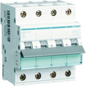 HAGER Leitungsschutzschalter MBN616 B-Charakteristik 16A 4TE – Bild 1