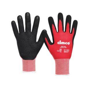 CIMCO Arbeitshandschuh 141231 XL Grip Flex schwarz/rot