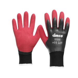 CIMCO 141242 Schutzhandschuh XL dunkelrot/schwarz – Bild 1