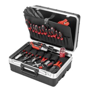 CIMCO Werkzeugkoffer 24tlg, 170533, Zangen Schraubendreher, Elektromonteur-Set – Bild 1