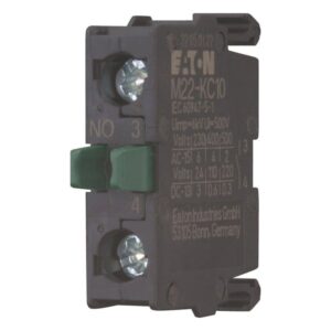 EATON M22-KC10 Hilfsschalterblock 1S, Bodenbefestigung, 6A/AC, Schraubanschluss – Bild 1