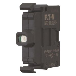 EATON M22-LED230-W Lampenfassungsblock LED, AC, Frontbefestigung, 85-264V, weiß – Bild 1