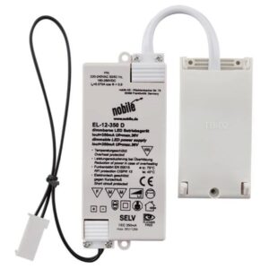 NOBILE LED-Trafo EL-12-350 D (C), 15W, 350mA, 35V, dimmbar, IP20 – Bild 1