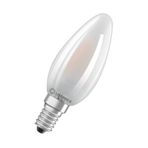 OSRAM-LEDVANCE LED-Kerzenlampe CLAS B 25 P 2.5W 827 FIL FR E14, 2700K, 250lm, mattiert – Bild 1