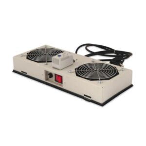 ASSMANN DN-19 FAN-2-WM-T Schaltschranklüftung IP20, 240VAC, 48VDC, Dachlüfter, Grau – Bild 1