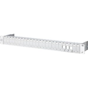 METZ CONNECT Modulträger 24Ports 1HE Cat6A Schirm lgr 130920-00-E – Bild 1