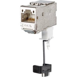 METZ CONNECT Modular-Buchse Cat6A 130B12-E RJ45 26-22AWG Schirm rnd silber – Bild 1