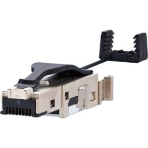 METZ CONNECT Modular-Stecker Cat6 1401405012-I, RJ45 26-22AWG, Geschirmt, Litze, schwarz – Bild 1