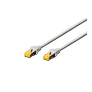 ASSMANN DK-1644-A-100 Patchkabel Cat6A 10m grau S/FTP RJ45 AWG26 – Bild 1