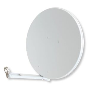 TELEVES S860CL-W Satellitenantenne Aluminium weiß mit Masthalterung 40mm